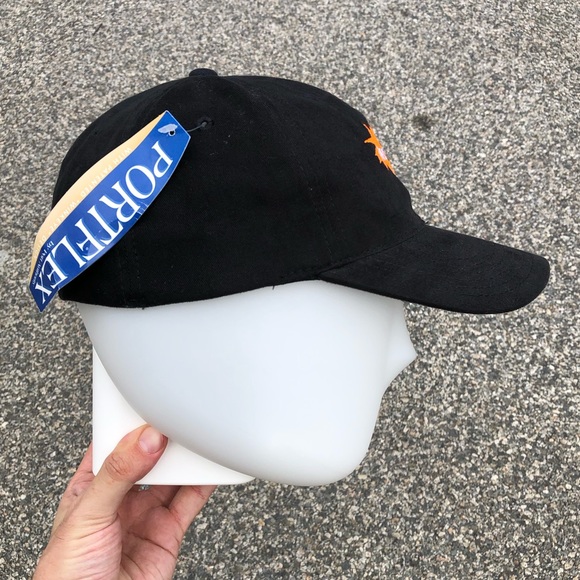 Vtg Nickelodeon Iconic Logo Deadstock Black Hat with Original Tag Attached - Picture 3 of 9